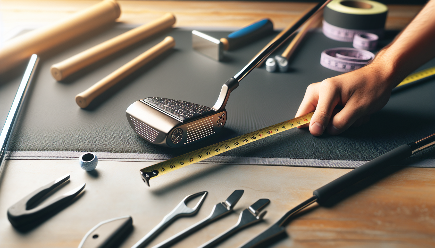 퍼터 길이 측정