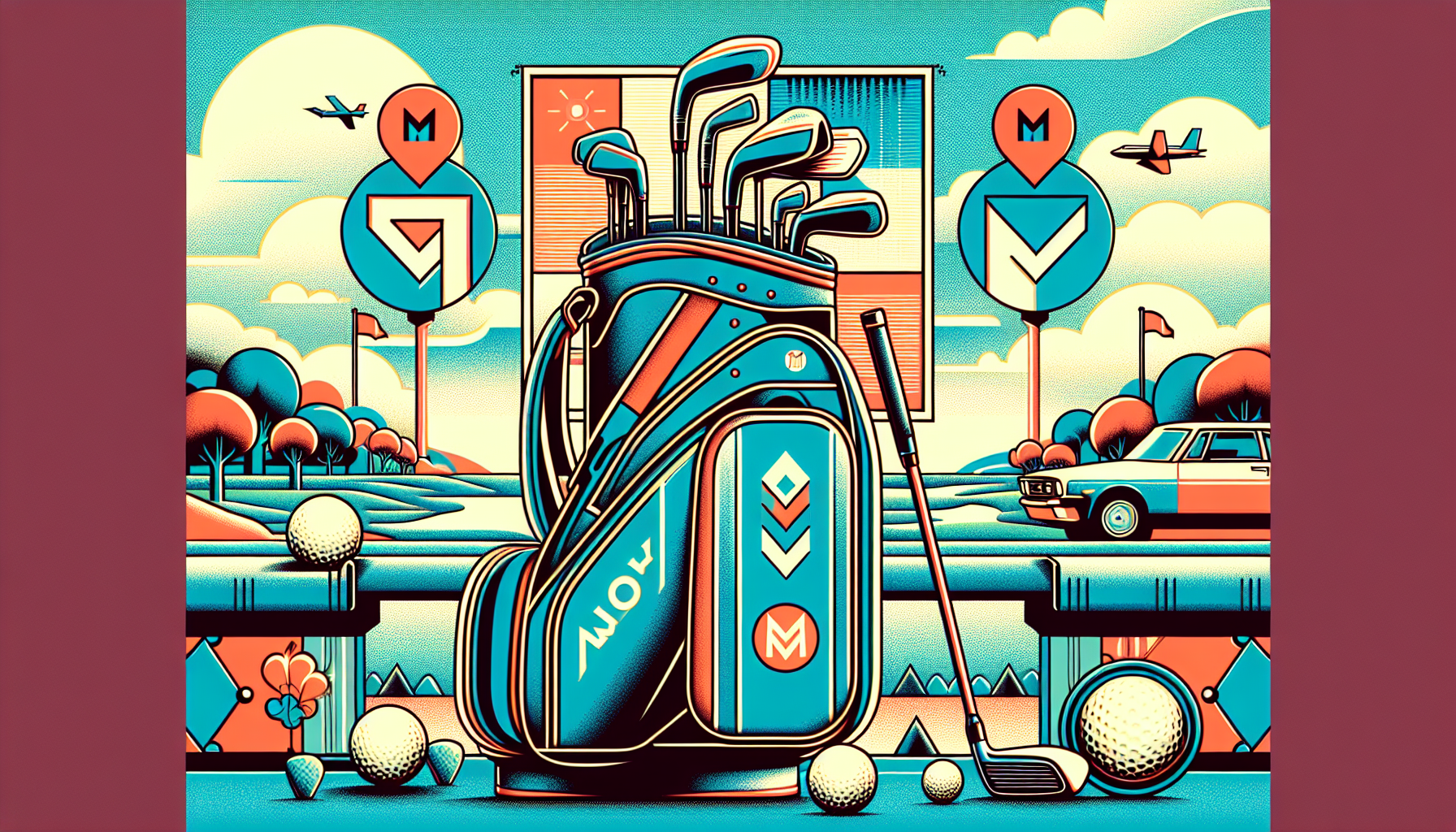 말본 캐디백 M버킷 케디백